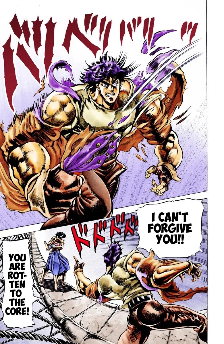 JoJo's Bizarre Adventure Part 2 - Battle Tendency (Official Colored) chapter 7 page 12