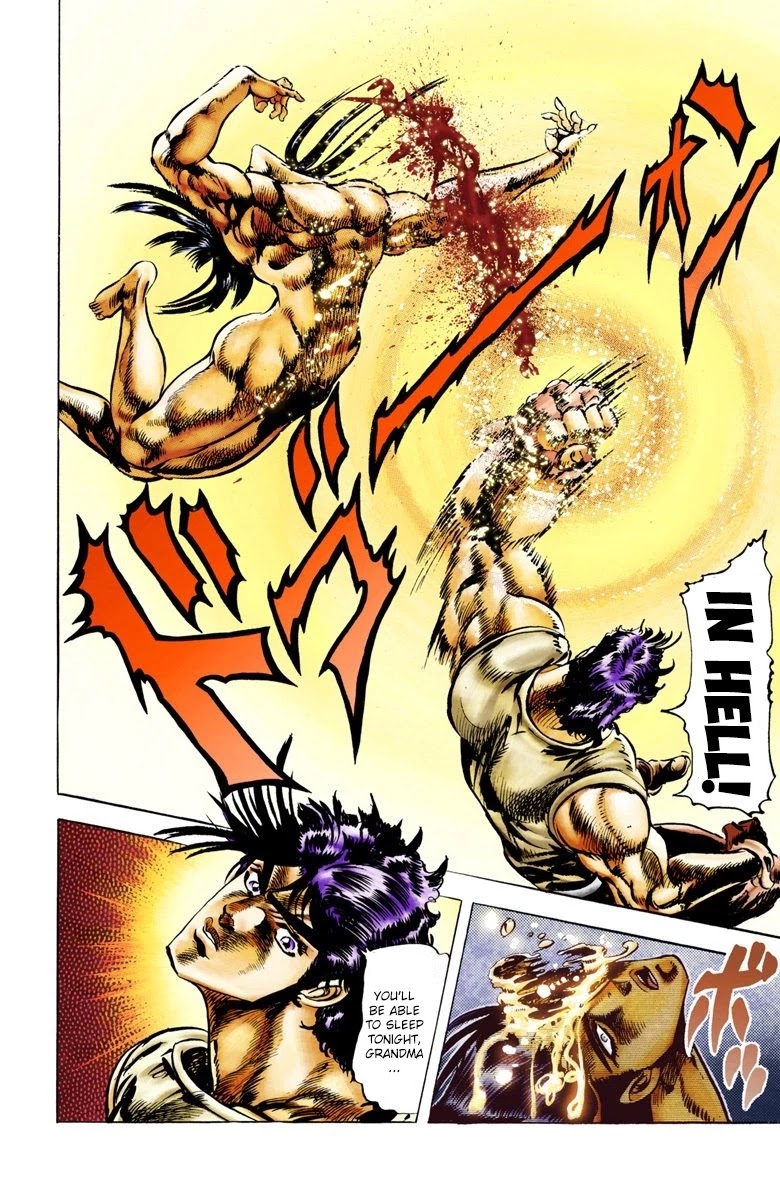 JoJo's Bizarre Adventure Part 2 - Battle Tendency (Official Colored) chapter 7 page 17