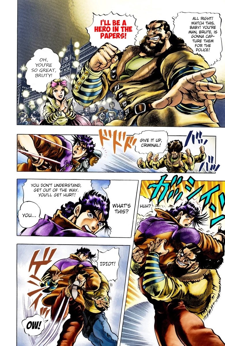 JoJo's Bizarre Adventure Part 2 - Battle Tendency (Official Colored) chapter 7 page 2