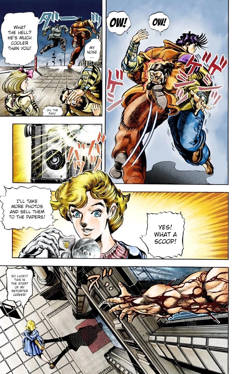 JoJo's Bizarre Adventure Part 2 - Battle Tendency (Official Colored) chapter 7 page 3