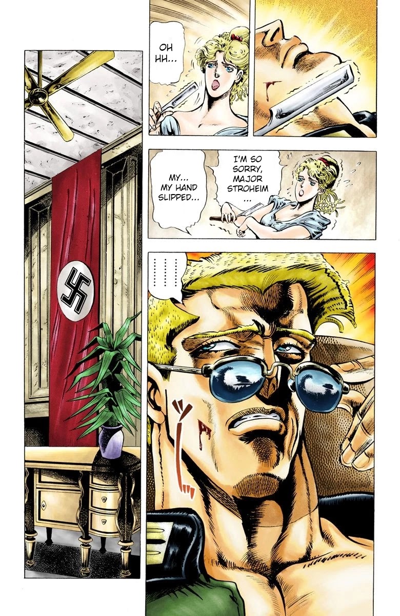 JoJo's Bizarre Adventure Part 2 - Battle Tendency (Official Colored) chapter 8 page 10