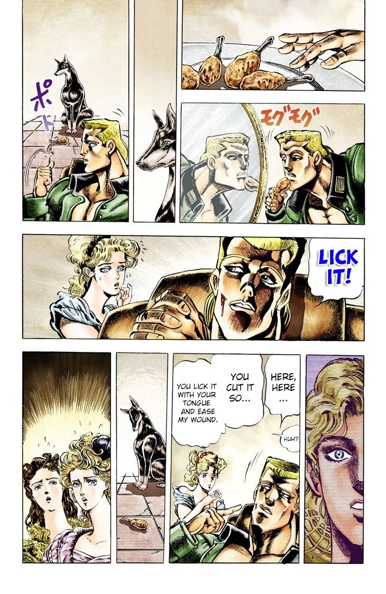 JoJo's Bizarre Adventure Part 2 - Battle Tendency (Official Colored) chapter 8 page 11