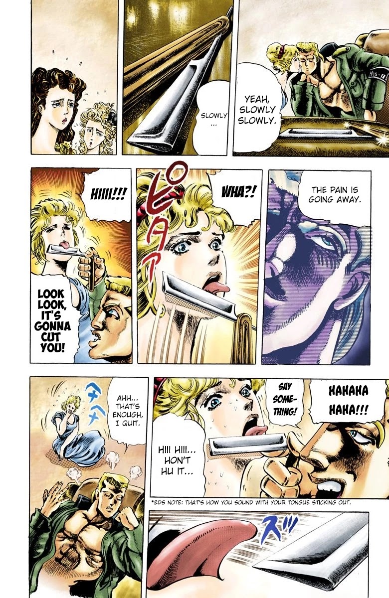 JoJo's Bizarre Adventure Part 2 - Battle Tendency (Official Colored) chapter 8 page 13