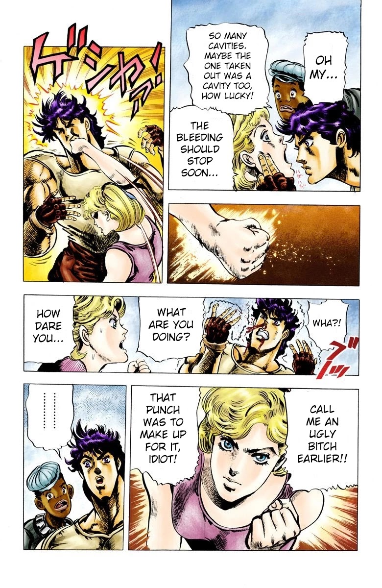 JoJo's Bizarre Adventure Part 2 - Battle Tendency (Official Colored) chapter 8 page 16