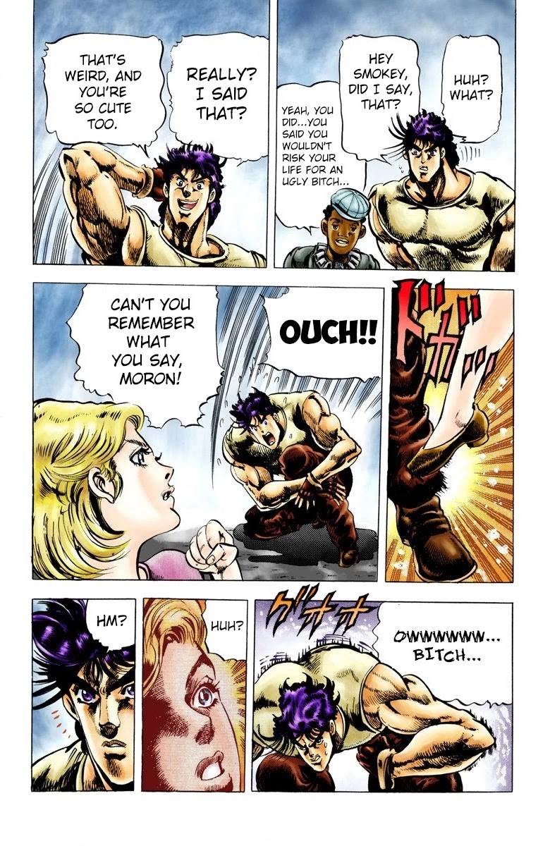 JoJo's Bizarre Adventure Part 2 - Battle Tendency (Official Colored) chapter 8 page 17