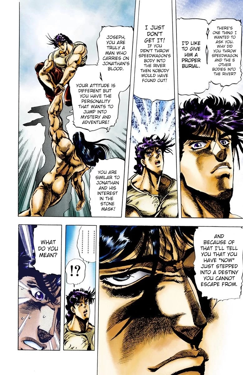 JoJo's Bizarre Adventure Part 2 - Battle Tendency (Official Colored) chapter 8 page 3