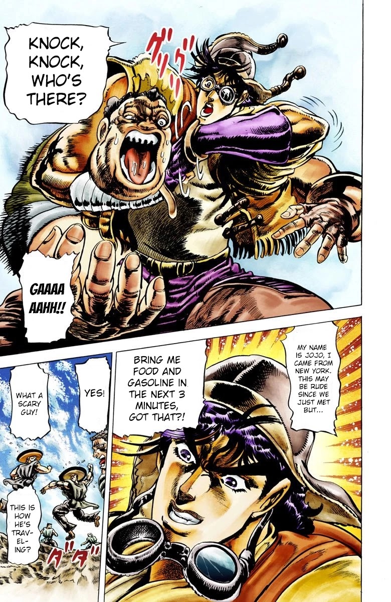 JoJo's Bizarre Adventure Part 2 - Battle Tendency (Official Colored) chapter 9 page 16