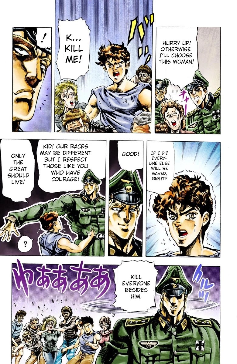 JoJo's Bizarre Adventure Part 2 - Battle Tendency (Official Colored) chapter 9 page 9