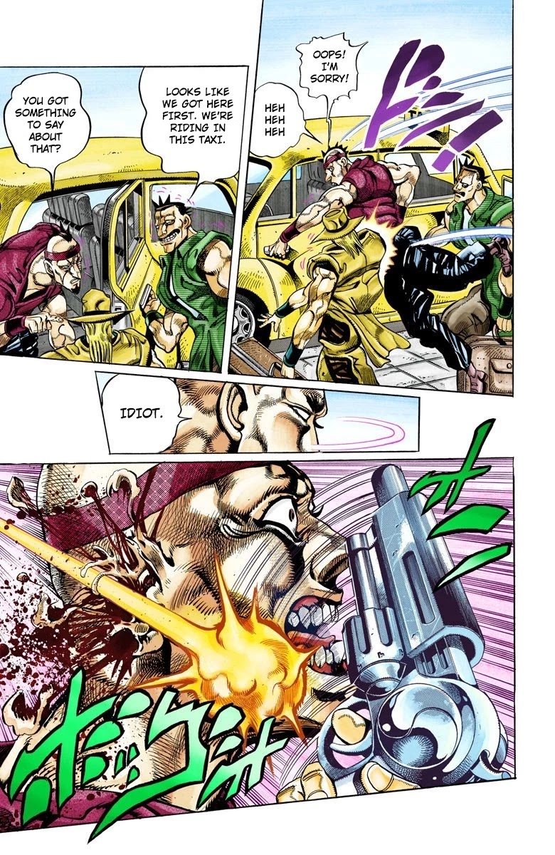 JoJo's Bizarre Adventure Part 3 - Stardust Crusaders (Official Colored) chapter 104 page 4