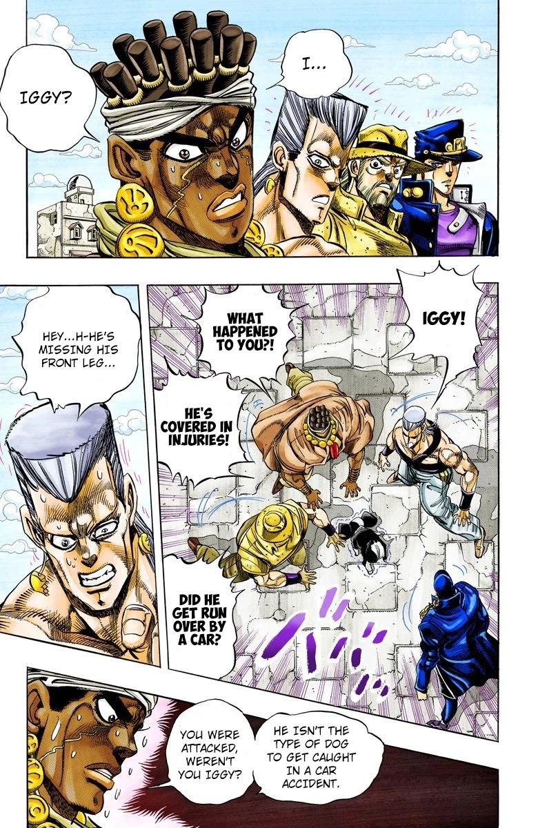 JoJo's Bizarre Adventure Part 3 - Stardust Crusaders (Official Colored) chapter 114 page 3