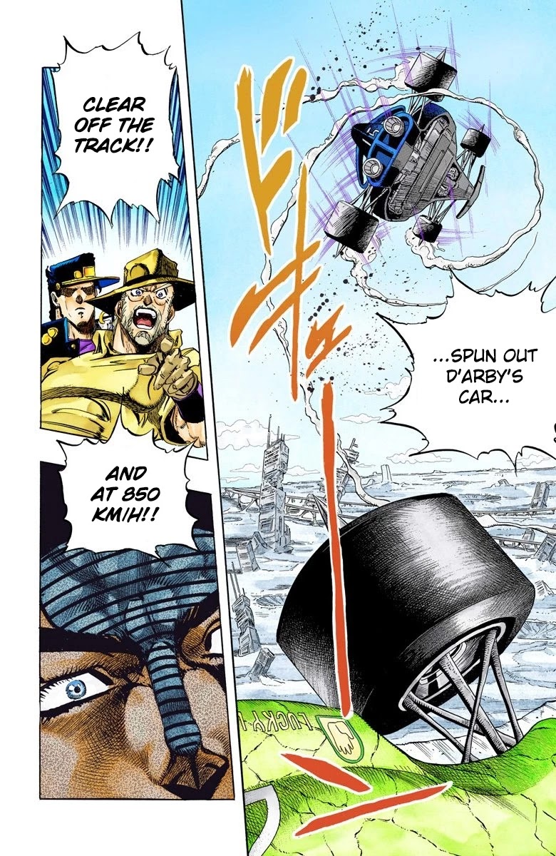 JoJo's Bizarre Adventure Part 3 - Stardust Crusaders (Official Colored) chapter 119 page 14