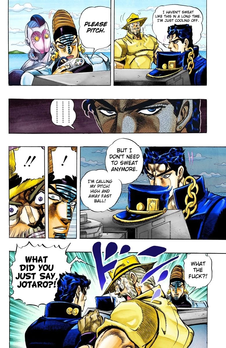 JoJo's Bizarre Adventure Part 3 - Stardust Crusaders (Official Colored) chapter 123 page 8
