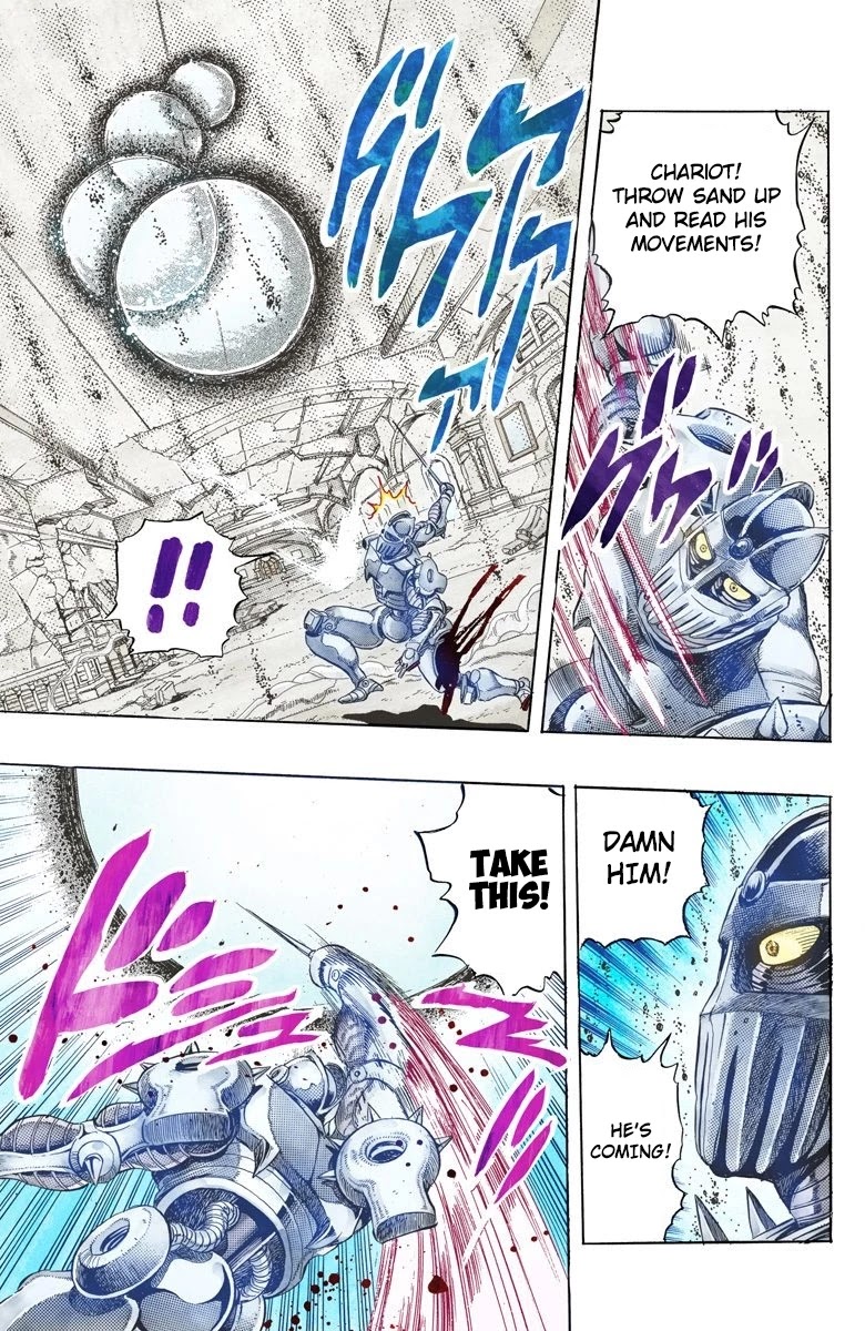 JoJo's Bizarre Adventure Part 3 - Stardust Crusaders (Official Colored) chapter 130 page 14