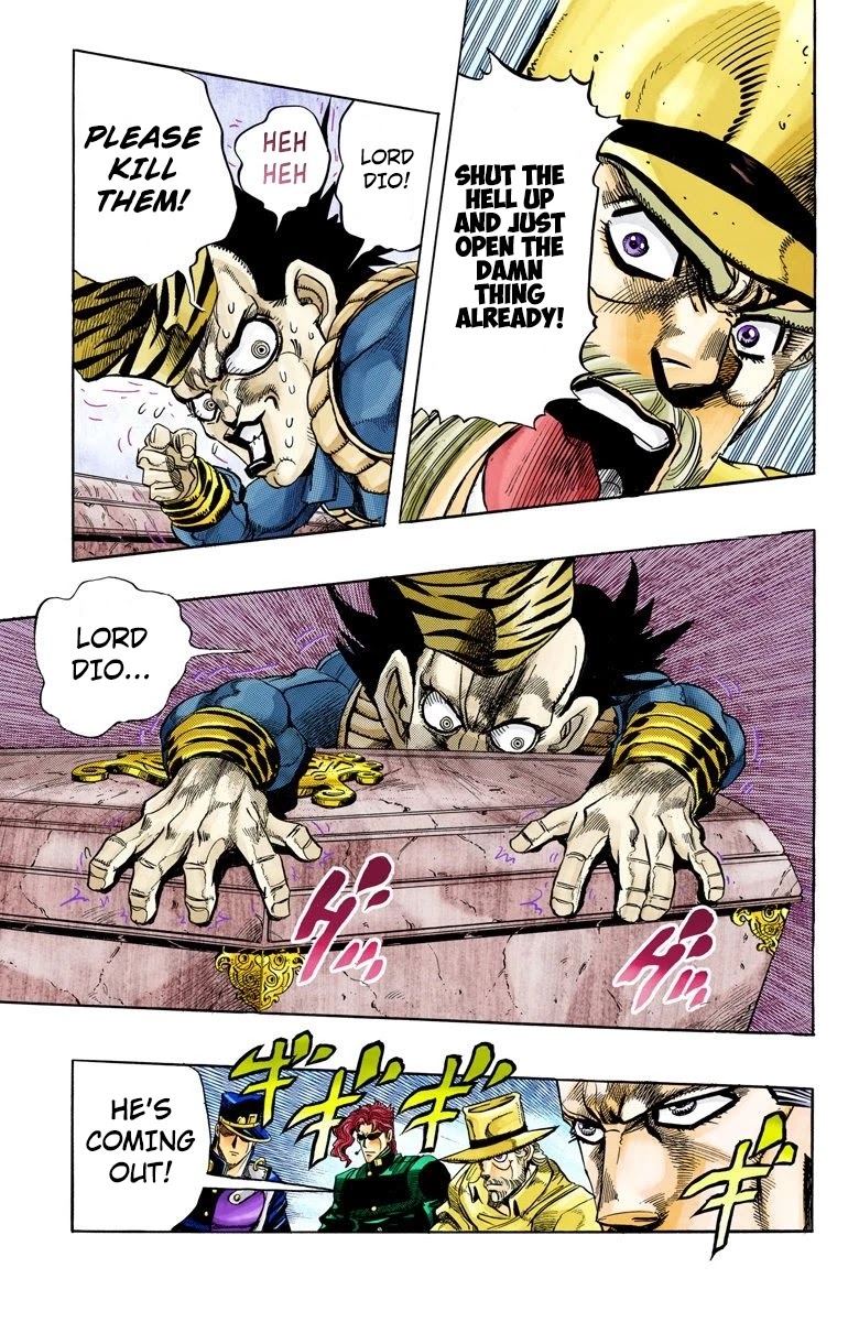 JoJo's Bizarre Adventure Part 3 - Stardust Crusaders (Official Colored) chapter 136 page 13