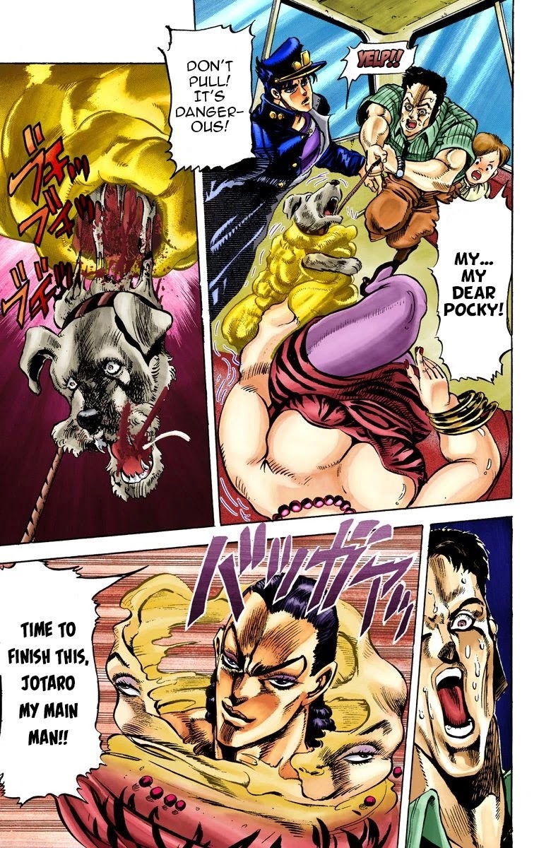 JoJo's Bizarre Adventure Part 3 - Stardust Crusaders (Official Colored) chapter 25 page 11