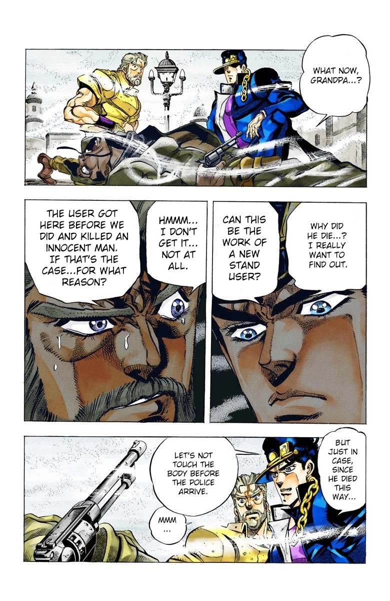 JoJo's Bizarre Adventure Part 3 - Stardust Crusaders (Official Colored) chapter 42 page 9