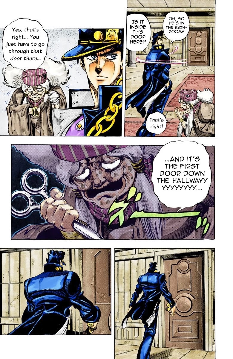 JoJo's Bizarre Adventure Part 3 - Stardust Crusaders (Official Colored) chapter 46 page 3