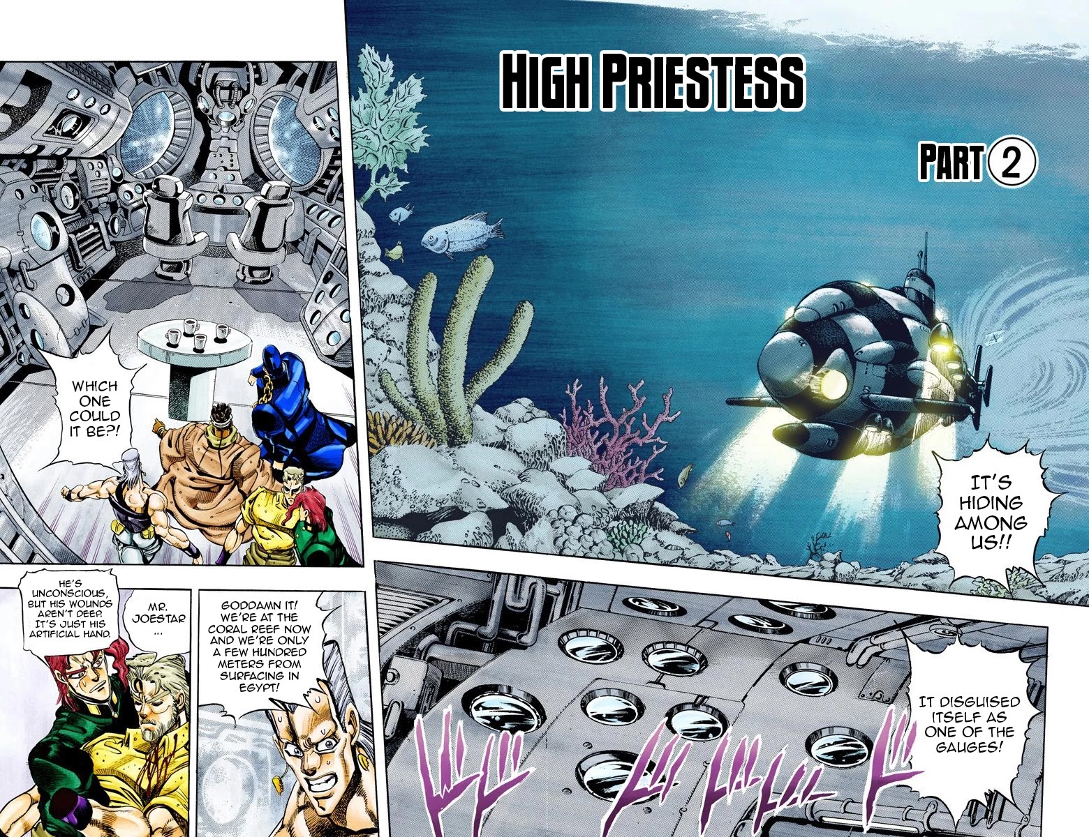JoJo's Bizarre Adventure Part 3 - Stardust Crusaders (Official Colored) chapter 67 page 2