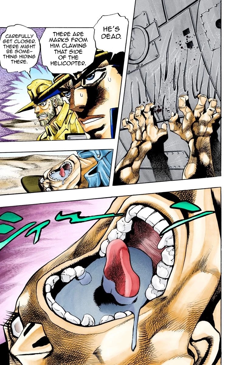 JoJo's Bizarre Adventure Part 3 - Stardust Crusaders (Official Colored) chapter 71 page 13