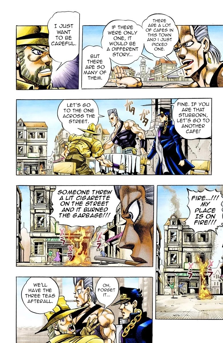 JoJo's Bizarre Adventure Part 3 - Stardust Crusaders (Official Colored) chapter 77 page 12