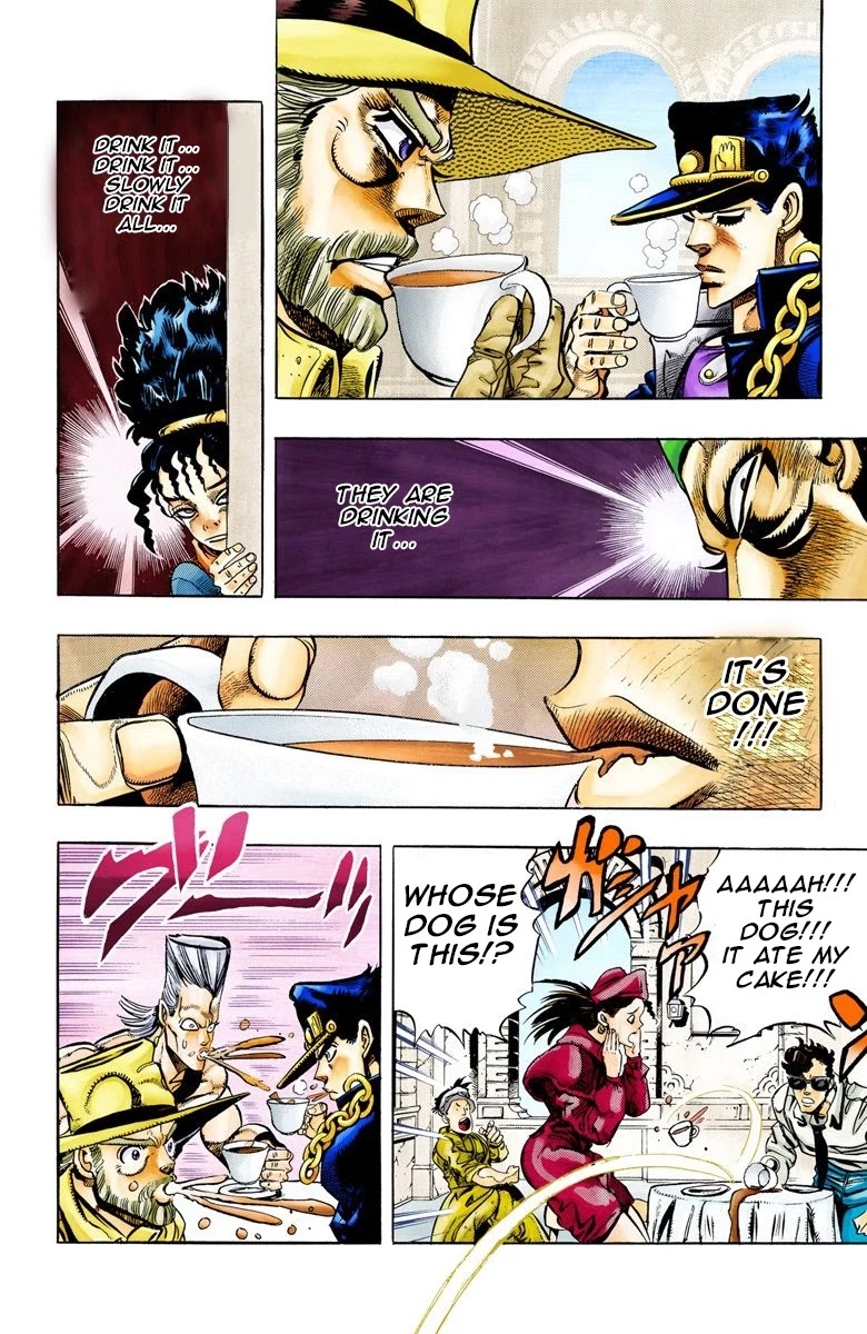 JoJo's Bizarre Adventure Part 3 - Stardust Crusaders (Official Colored) chapter 77 page 14