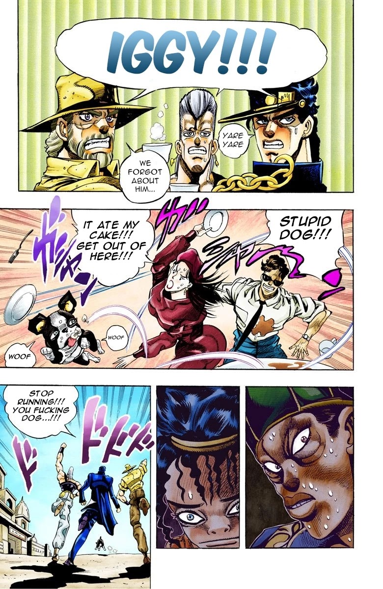 JoJo's Bizarre Adventure Part 3 - Stardust Crusaders (Official Colored) chapter 77 page 15