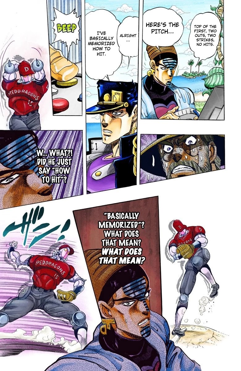 JoJo's Bizarre Adventure Part 3 - Stardust Crusaders (Official Colored) chapter 121 page 12