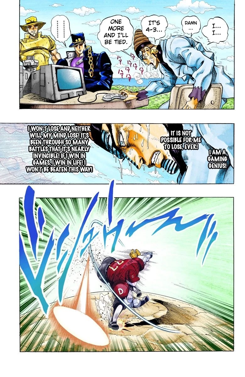JoJo's Bizarre Adventure Part 3 - Stardust Crusaders (Official Colored) chapter 124 page 12
