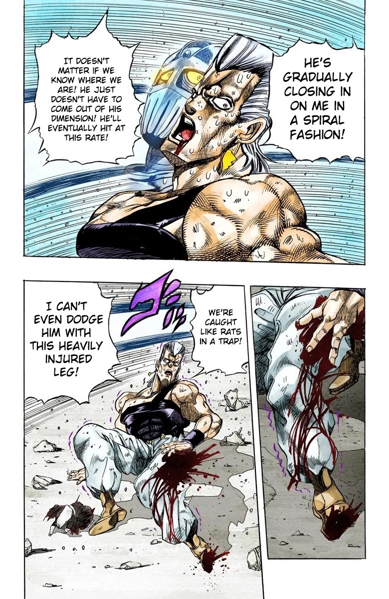 JoJo's Bizarre Adventure Part 3 - Stardust Crusaders (Official Colored) chapter 130 page 21
