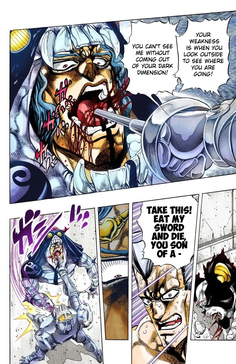 JoJo's Bizarre Adventure Part 3 - Stardust Crusaders (Official Colored) chapter 130 page 3