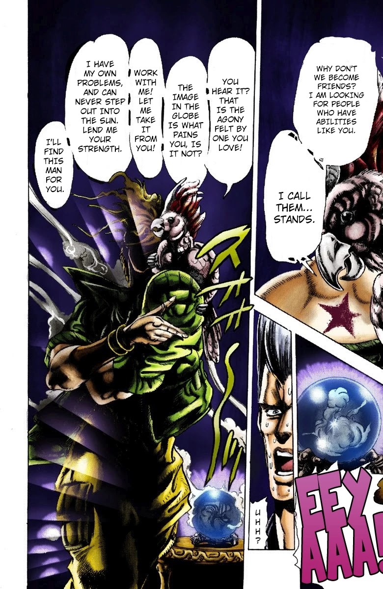 JoJo's Bizarre Adventure Part 3 - Stardust Crusaders (Official Colored) chapter 14 page 9