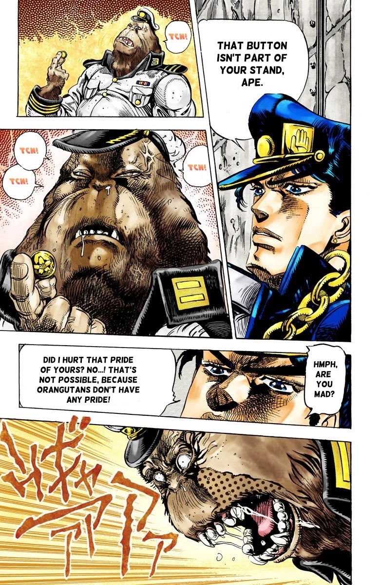 JoJo's Bizarre Adventure Part 3 - Stardust Crusaders (Official Colored) chapter 19 page 15
