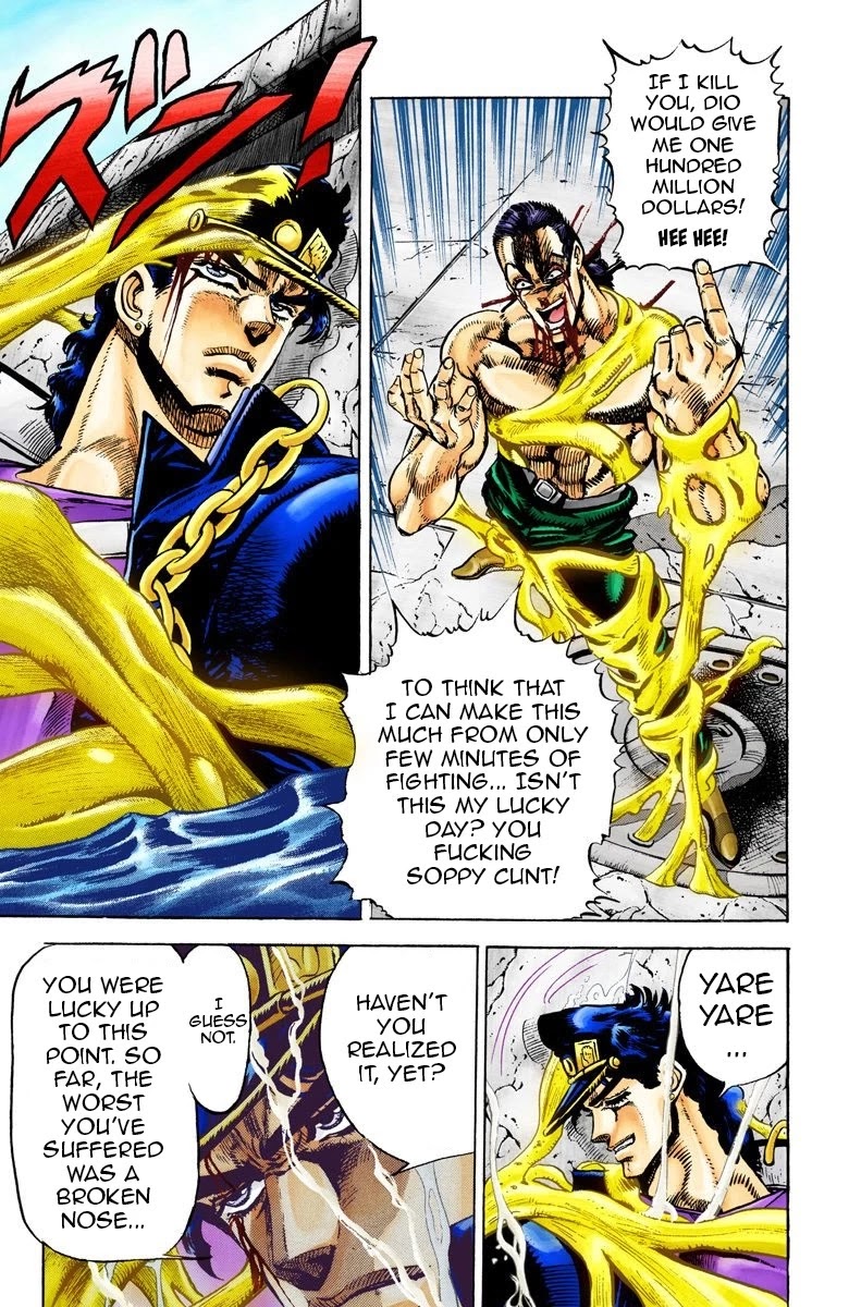JoJo's Bizarre Adventure Part 3 - Stardust Crusaders (Official Colored) chapter 26 page 11
