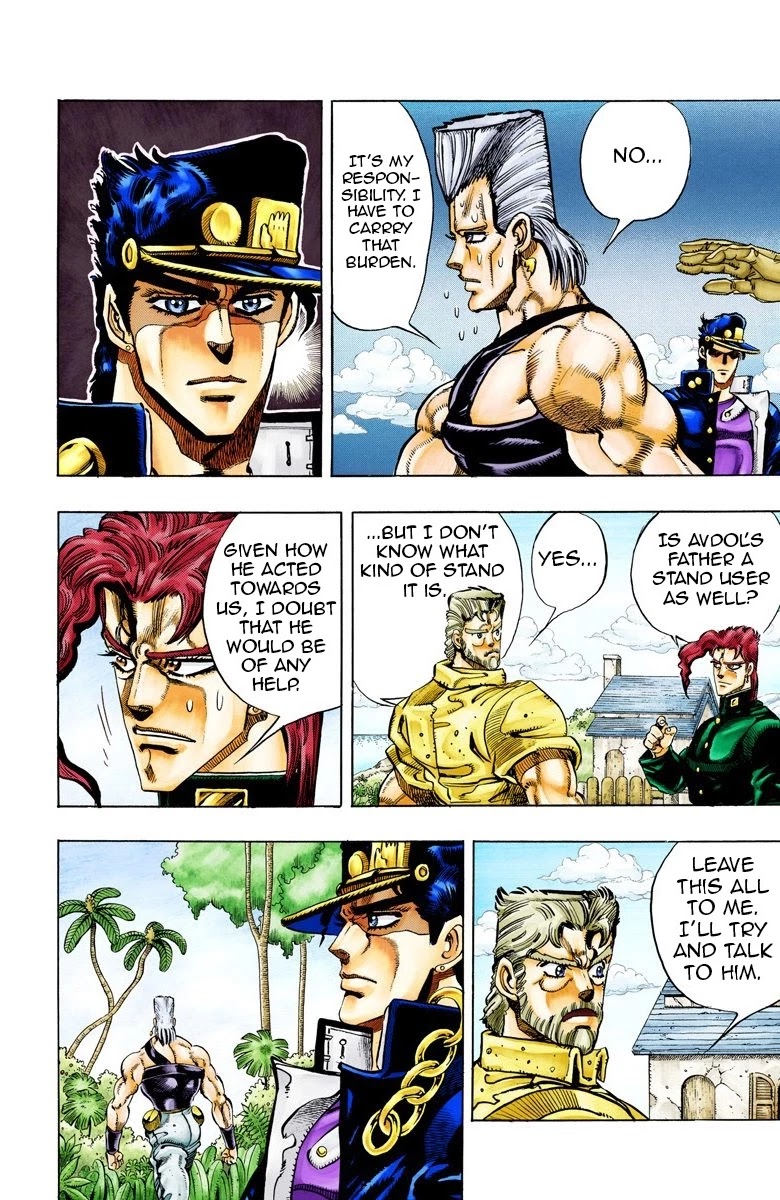 JoJo's Bizarre Adventure Part 3 - Stardust Crusaders (Official Colored) chapter 61 page 12