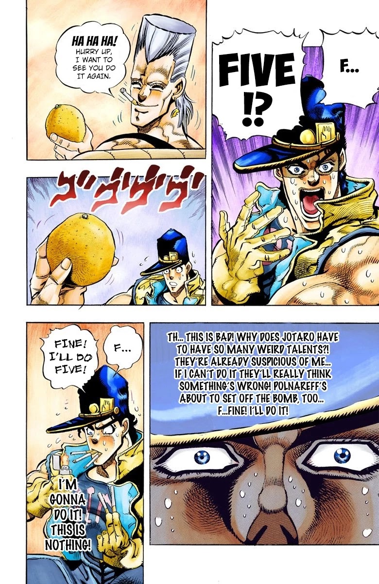 JoJo's Bizarre Adventure Part 3 - Stardust Crusaders (Official Colored) chapter 78 page 16
