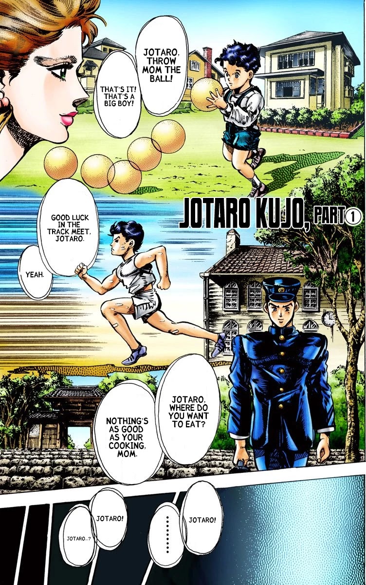 JoJo's Bizarre Adventure Part 3 - Stardust Crusaders (Official Colored) chapter 1 page 2