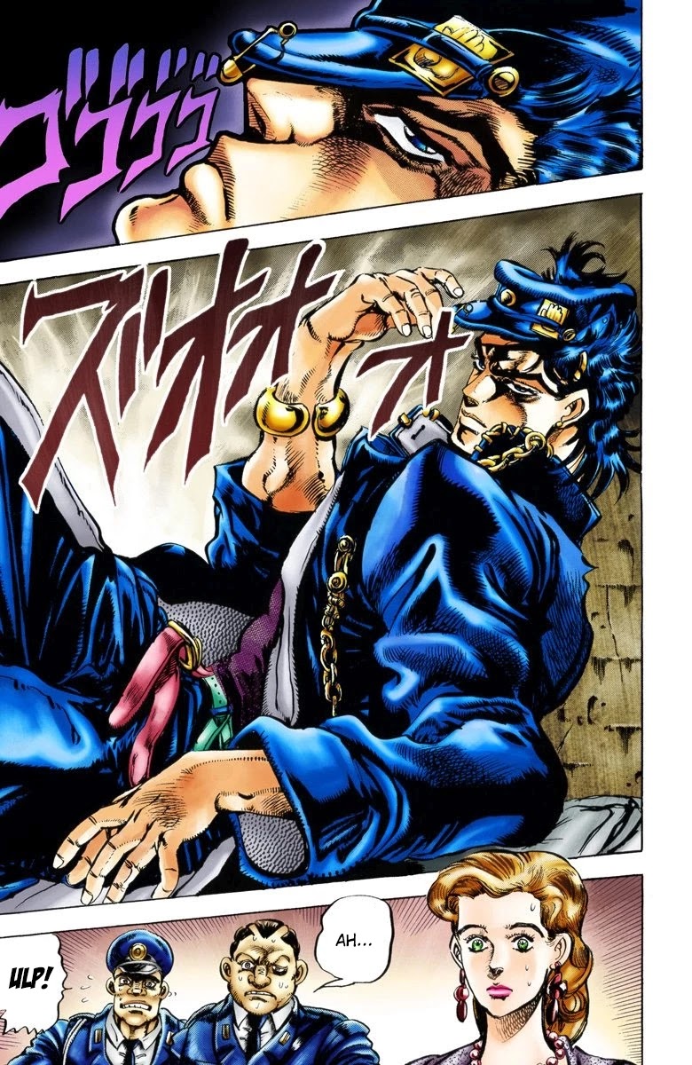 JoJo's Bizarre Adventure Part 3 - Stardust Crusaders (Official Colored) chapter 1 page 7