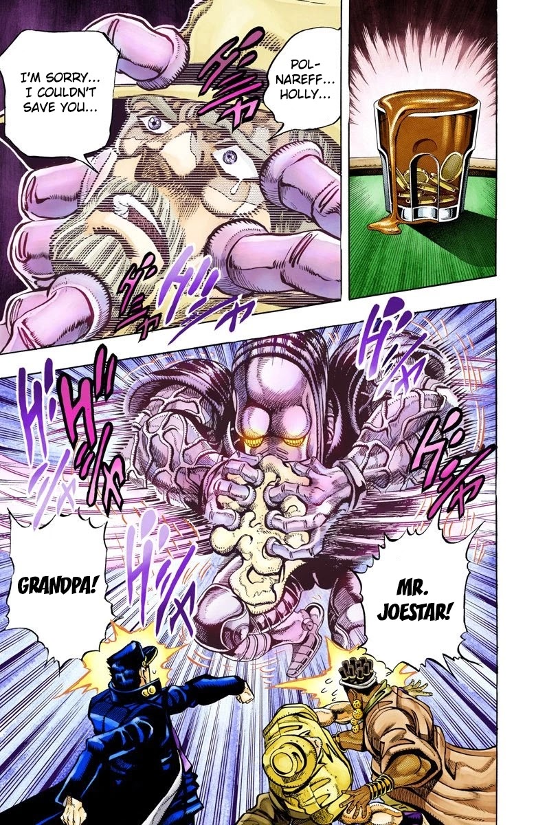 JoJo's Bizarre Adventure Part 3 - Stardust Crusaders (Official Colored) chapter 100 page 10