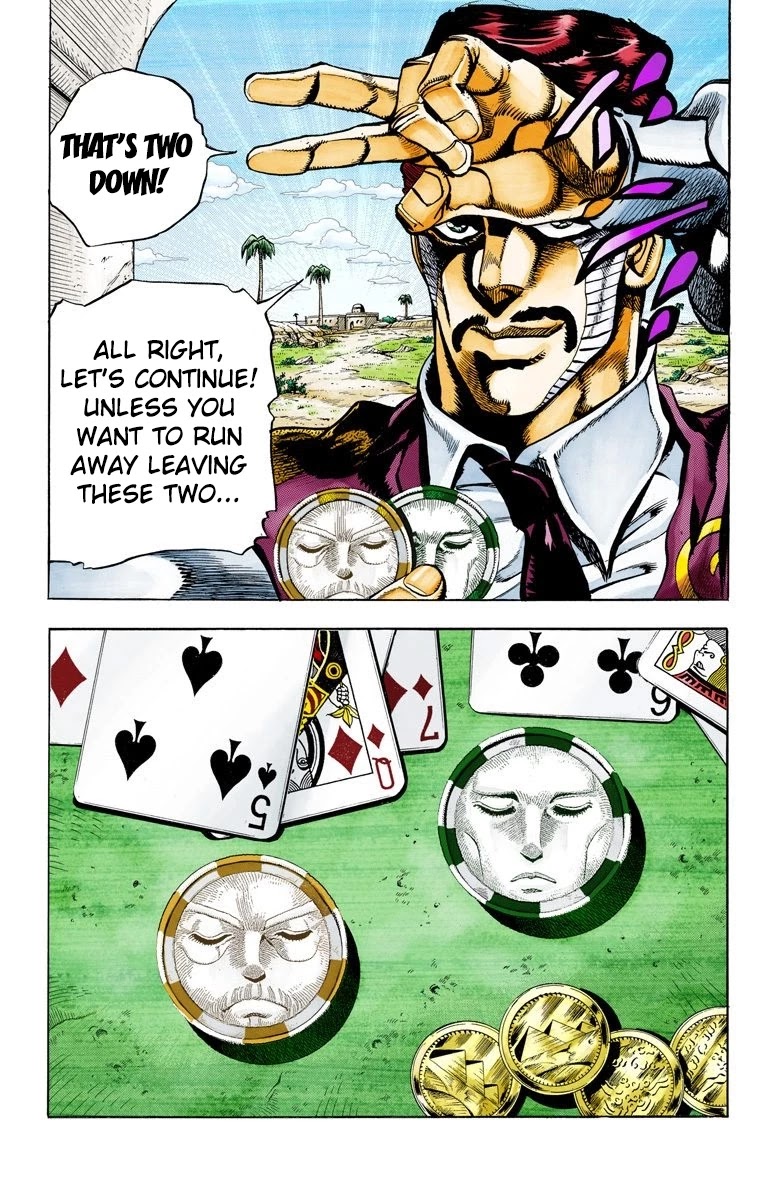 JoJo's Bizarre Adventure Part 3 - Stardust Crusaders (Official Colored) chapter 100 page 12