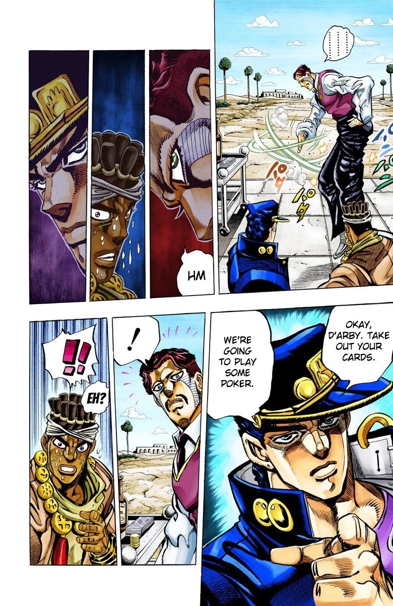 JoJo's Bizarre Adventure Part 3 - Stardust Crusaders (Official Colored) chapter 100 page 17