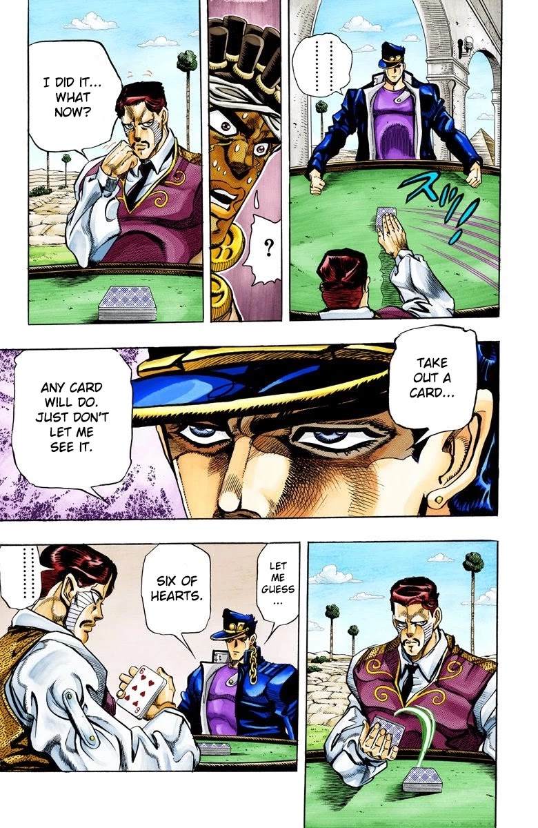 JoJo's Bizarre Adventure Part 3 - Stardust Crusaders (Official Colored) chapter 100 page 20