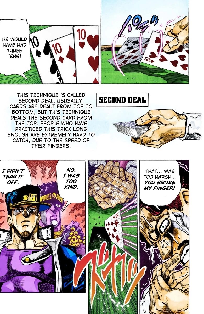 JoJo's Bizarre Adventure Part 3 - Stardust Crusaders (Official Colored) chapter 101 page 12