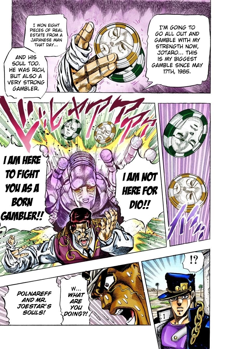 JoJo's Bizarre Adventure Part 3 - Stardust Crusaders (Official Colored) chapter 101 page 14