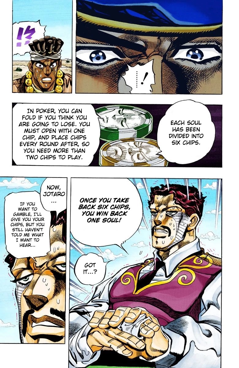 JoJo's Bizarre Adventure Part 3 - Stardust Crusaders (Official Colored) chapter 101 page 16