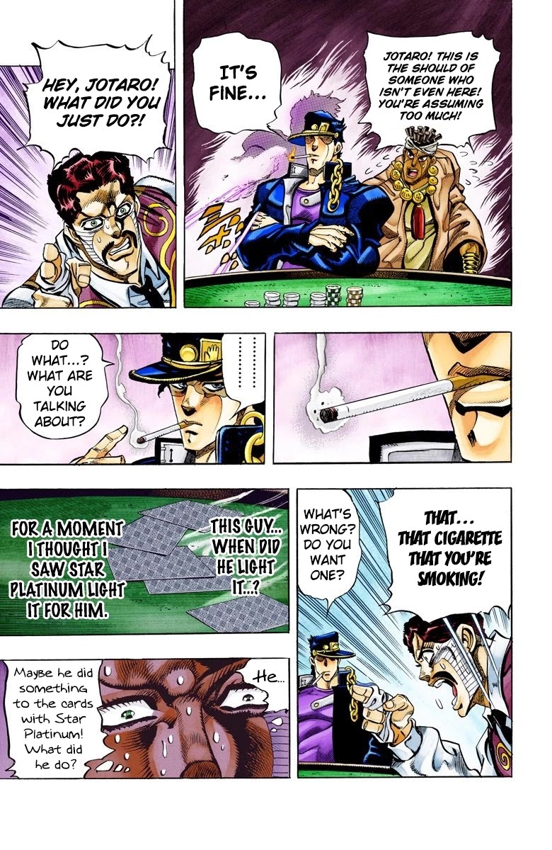 JoJo's Bizarre Adventure Part 3 - Stardust Crusaders (Official Colored) chapter 102 page 20