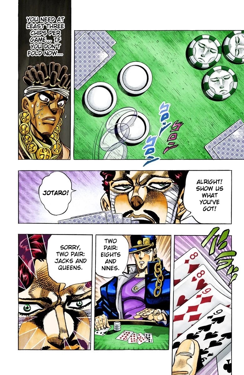 JoJo's Bizarre Adventure Part 3 - Stardust Crusaders (Official Colored) chapter 102 page 5