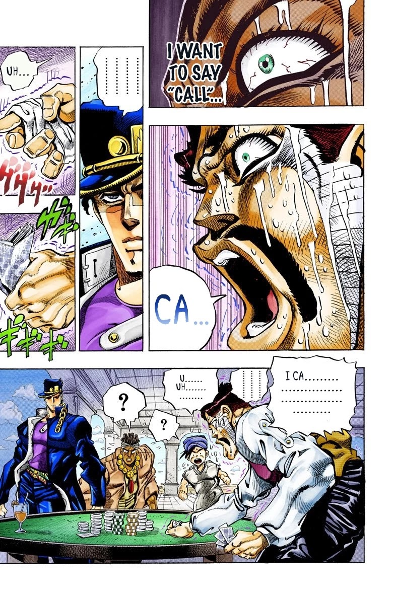 JoJo's Bizarre Adventure Part 3 - Stardust Crusaders (Official Colored) chapter 103 page 13