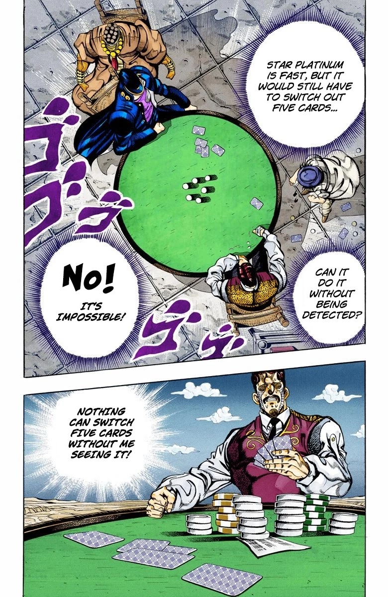 JoJo's Bizarre Adventure Part 3 - Stardust Crusaders (Official Colored) chapter 103 page 4