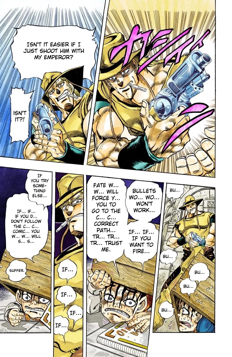 JoJo's Bizarre Adventure Part 3 - Stardust Crusaders (Official Colored) chapter 105 page 11