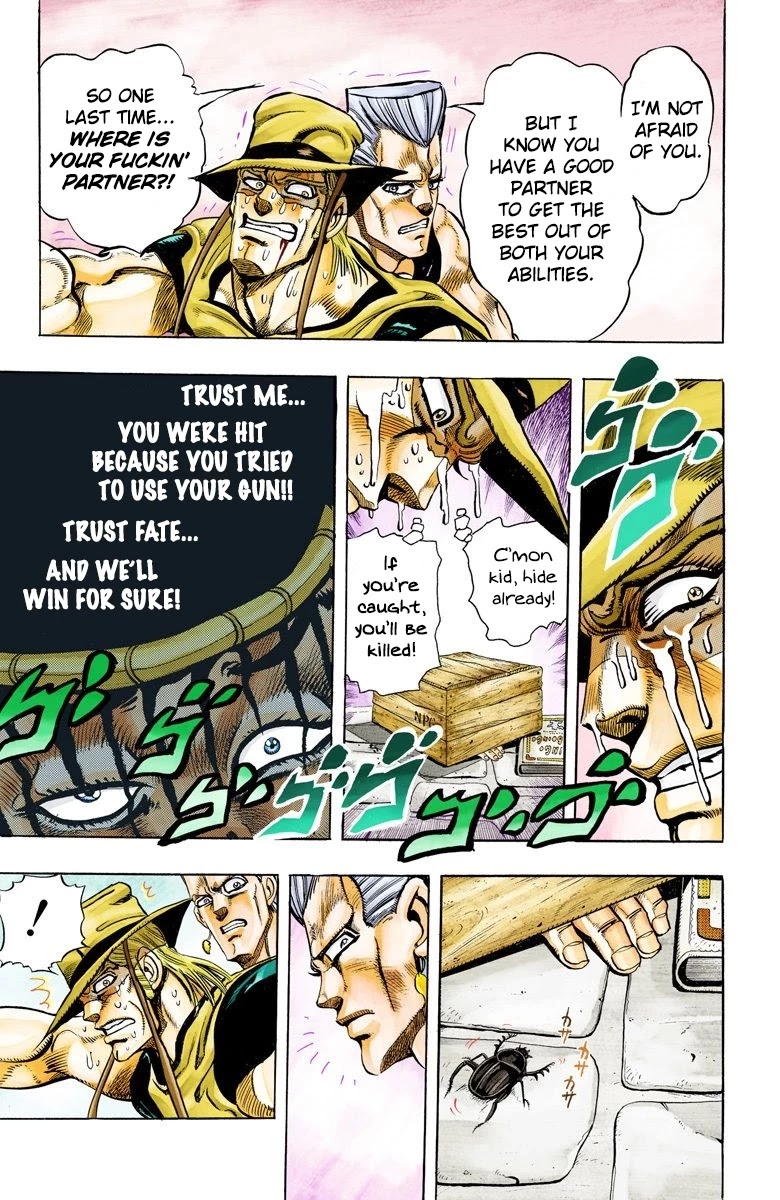 JoJo's Bizarre Adventure Part 3 - Stardust Crusaders (Official Colored) chapter 105 page 16